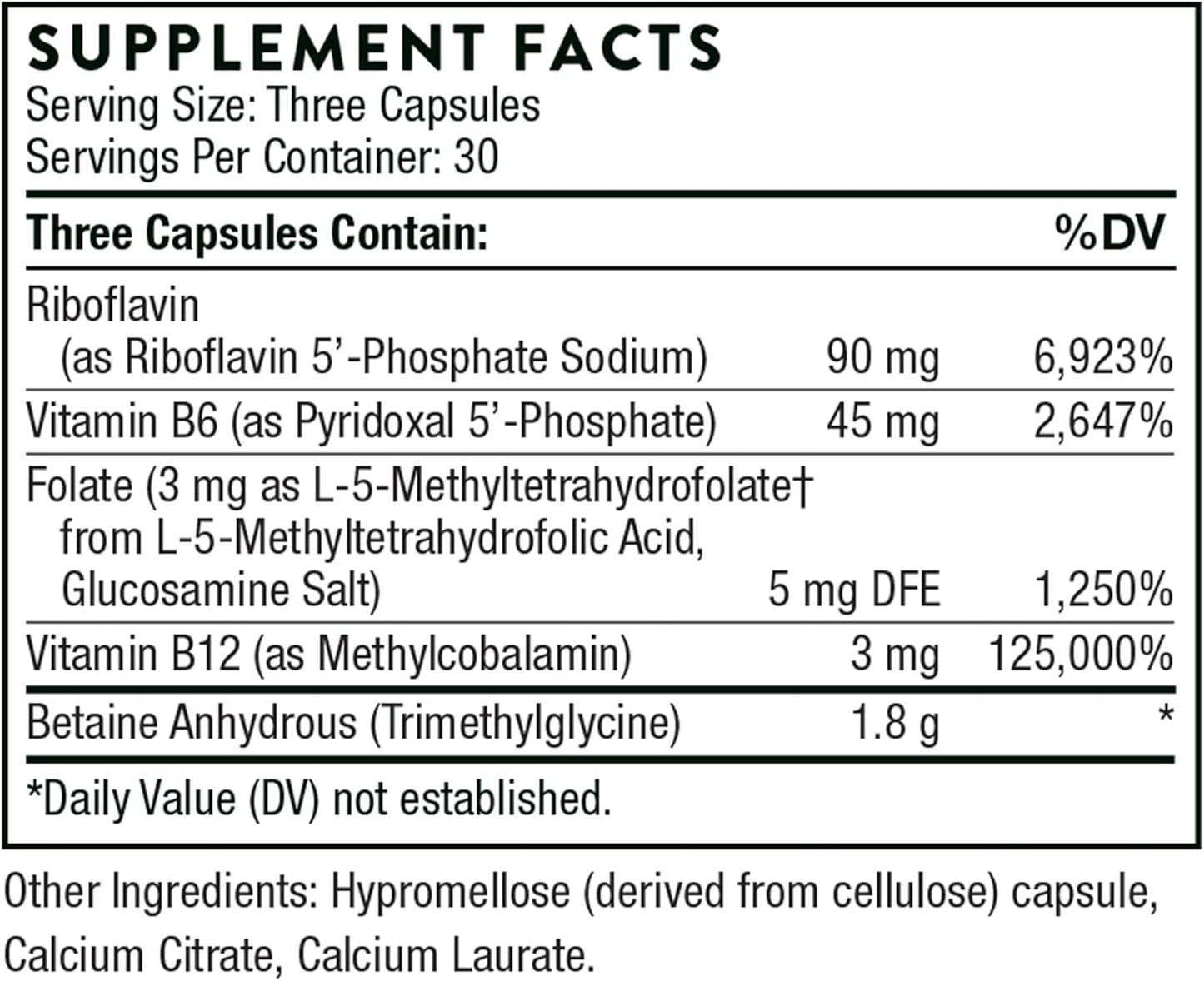 THORNE Methyl-Guard Plus - Active folate (5-MTHF) with Vitamins B2, B6 & B12 - Supports methylation & Healthy Level of homocysteine* - Gluten, Dairy & Soy-Free - 90 Capsules - Nirvana Guru