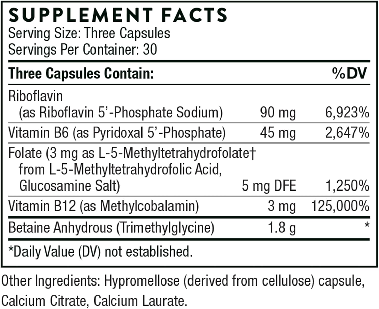 THORNE Methyl-Guard Plus - Active folate (5-MTHF) with Vitamins B2, B6 & B12 - Supports methylation & Healthy Level of homocysteine* - Gluten, Dairy & Soy-Free - 90 Capsules - Nirvana Guru