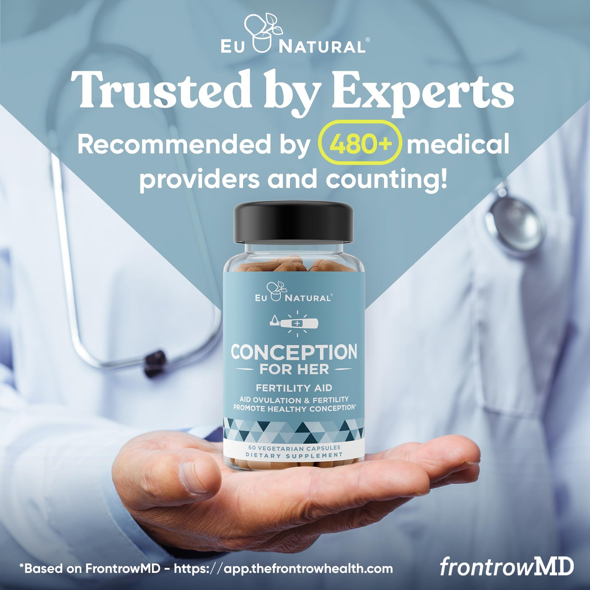 Conception Fertility Supplements for Women – Aids Ovulation, Hormonal Balance, & Regular Cycles – Prenatal Vitamin Support with Myo-Inositol, Folate, Folic Acid, Vitex – 60 Vegetarian Soft Capsules Nirvana Guru