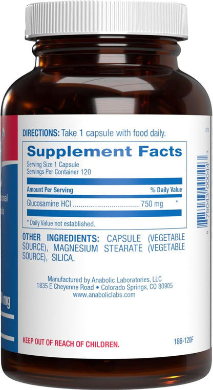 Vegan Glucosamine Joint Health Supplement - Soft Tissue Cartilage Tendon and Ligament Supplement for Enhanced Mobility Comfort & Flexibility - Non-GMO Shellfish Free & Made in The USA - 120 Servings Nirvana Guru