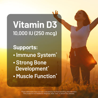NatureWise Vitamin D3 5000iu (125 mcg) 1 Year Supply for Immune Support, Healthy Muscle Function, and Bone Health - Non-GMO, Gluten Free in Organic Extra Virgin Olive Oil, (Mini Softgel), 360 Count