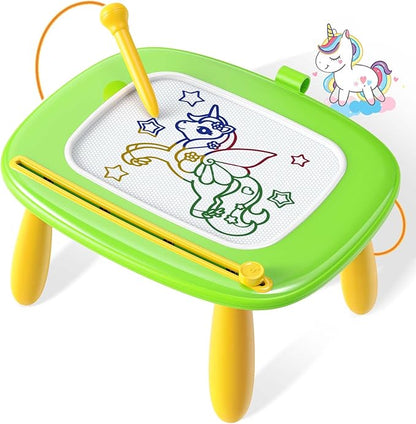 Magnetic Drawing Board, Toddler Girl Toys for 1-2 Year Old, Doodle Board Pad Learning and Educational Kids Toys for 1 2 3 Year Old Baby Girl Birthday Christmas GIF- Pink Nirvana Guru