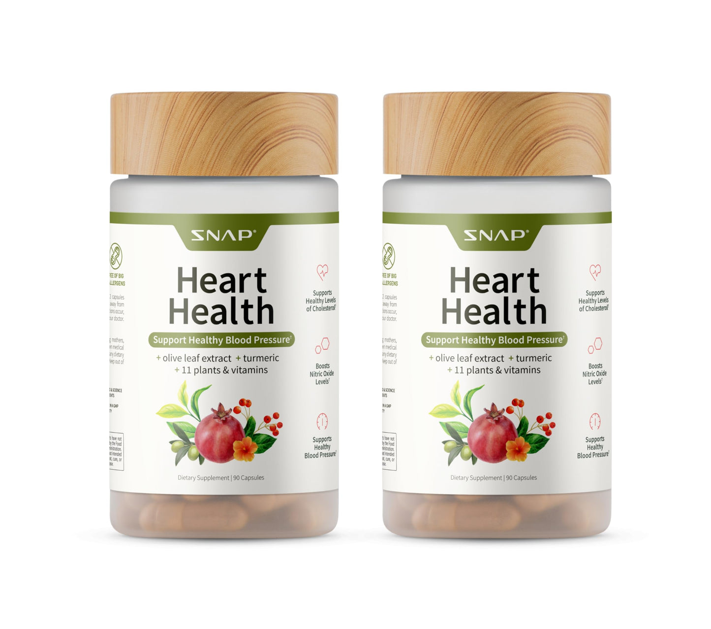 Snap Supplements Heart Health Supplements and Blood Circulation Supplements, 180 Capsules - Nirvana Guru