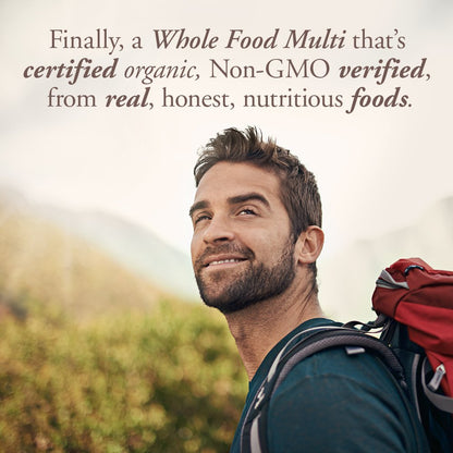 Garden of Life Organics Men's Once Daily Whole Food Multivitamin - 60 Tablets, Vegan Mens Multi for Health & Well-Being, Organic Mens Vitamins & Minerals, Vitamin C, Zinc - Nirvana Guru