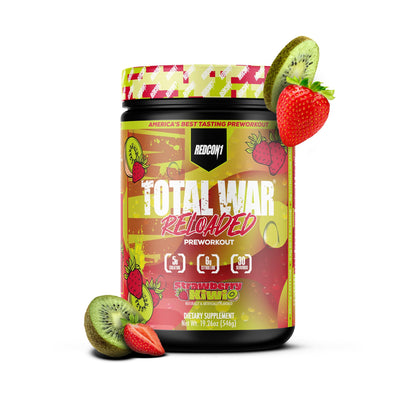 REDCON1 Total War Pre Workout Powder, Blue Lemonade - Beta Alanine + Citrulline Malate Keto Friendly Preworkout for Men & Women with 320mg of Caffeine - Fast Acting (30 Servings) Nirvana Guru