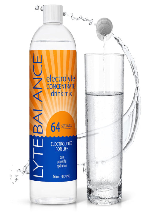 Electrolye Concentrate | Liquid Electrolytes Drink Mix w/Sodium, Potassium & Magnesium | Daily Hydration, Muscle Recovery, Immune Support, Rehydration | Keto, No Sugar (64 Servings) Nirvana Guru