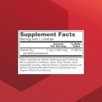 Protocol Methyl B12 5,000mcg - Vitamin B12 for Homocysteine Metabolism* - Supports Brain Health & Healthy Nervous System* - Kosher, Halal & Vegan - 60 Lozenges Nirvana Guru