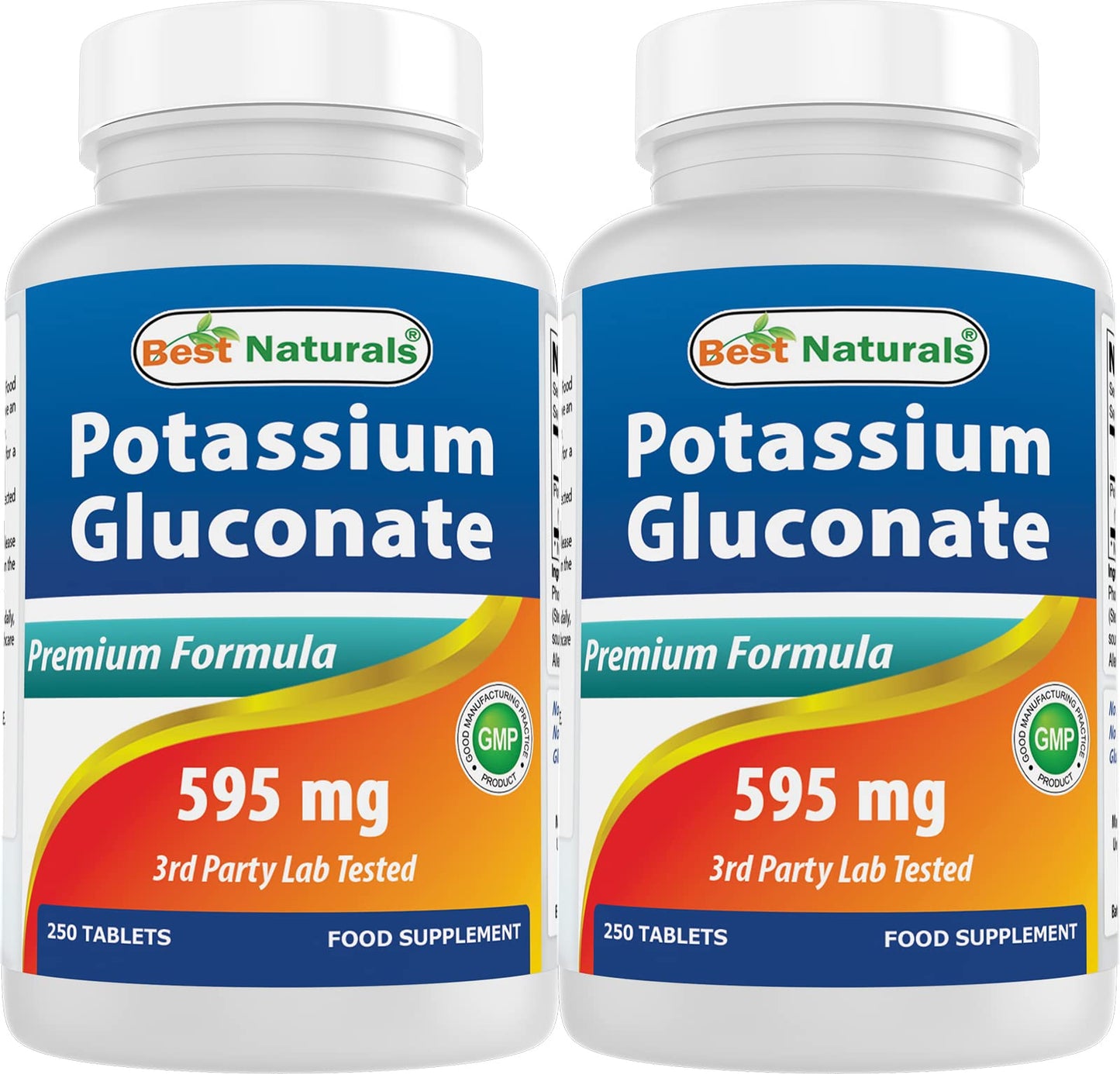 Best Naturals Potassium Gluconate Supplement 595 Mg Tablet, 250Count Nirvana Guru