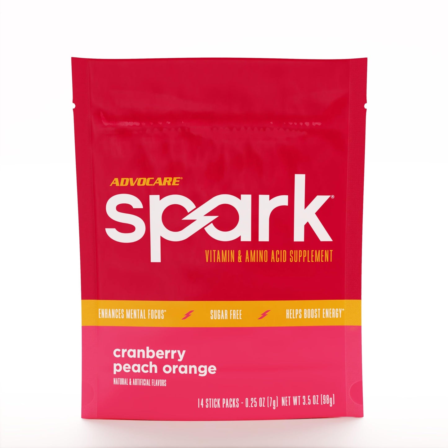 AdvoCare Spark Vitamin & Amino Acid Supplement - Focus & Energy Drink Powder Mix with Vitamin A, B-6, C & E - Also Includes L-Carnitine & L-Tyrosine - Fruit Punch - 10.5 oz Nirvana Guru