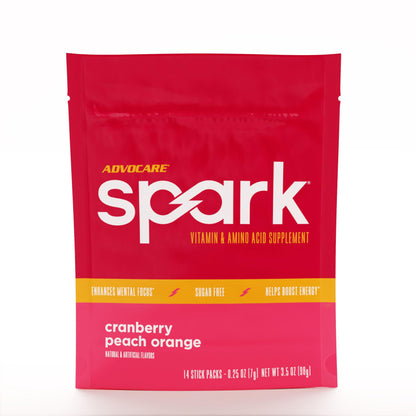 AdvoCare Spark Vitamin & Amino Acid Supplement - Focus & Energy Drink Powder Mix with Vitamin A, B-6, C & E - Also Includes L-Carnitine & L-Tyrosine - Fruit Punch - 10.5 oz Nirvana Guru