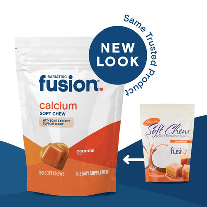 Bariatric Fusion Bariatric Calcium Chews | Calcium Citrate with Vitamin D3 Calcium Supplement Bariatric Vitamin | Sugar Free Calcium Citrate Chewable | Calcium Citrate 500mg | Caramel | 60 Count Nirvana Guru