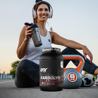 EFX Sports Karbolyn Fuel | Fast-Absorbing Carbohydrate Powder | Carb Load, Sustained Energy, Quick Recovery | Stimulant Free | 39 Servings (Neutral) Nirvana Guru