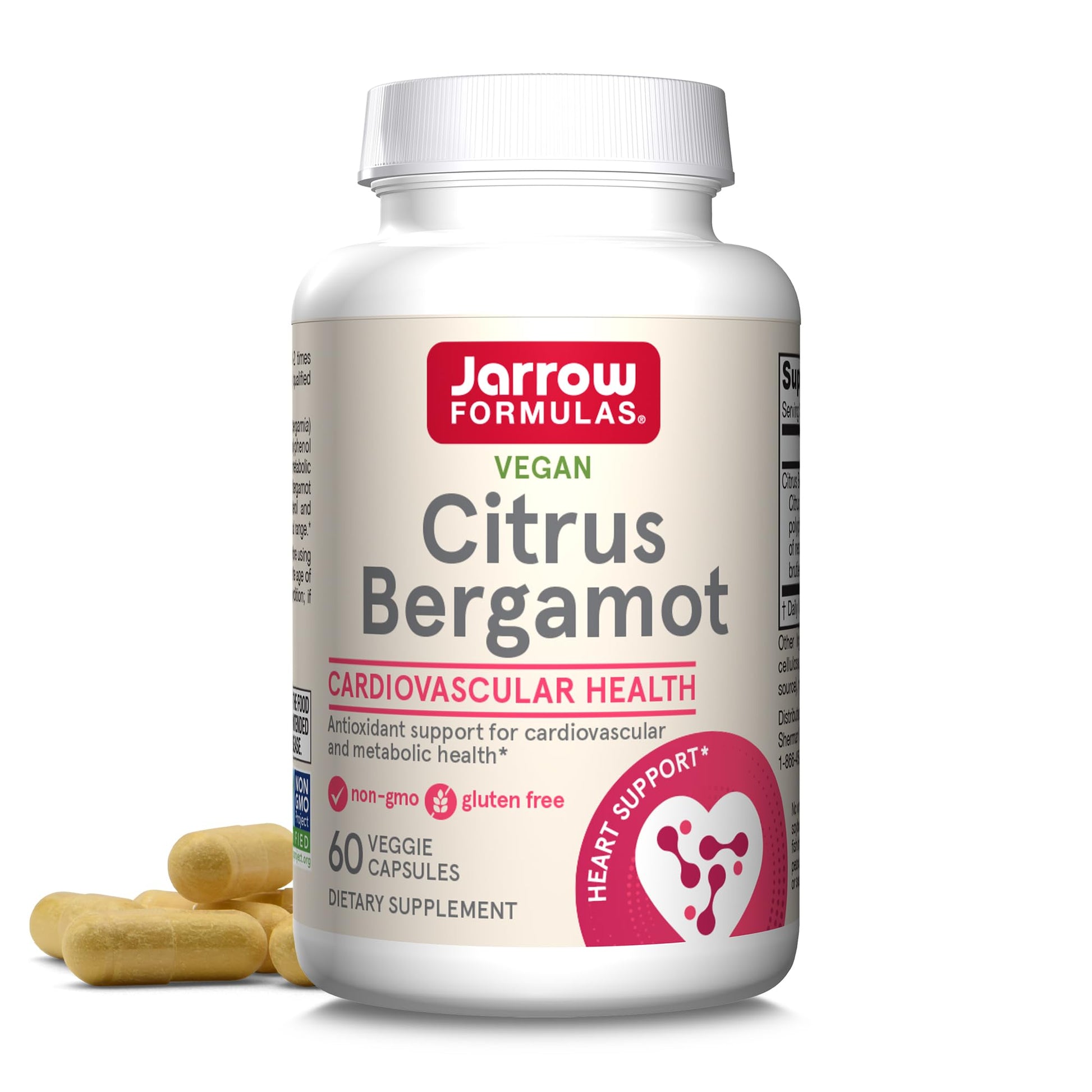 Jarrow Formulas Red Yeast Rice 1200 mg & Co-Q10 100 mg Per Serving - 120 Veggie Caps - 60 Servings - Herbal Heart Health Dietary Supplement - Supports Cardiovascular & Heart Health - Vegan - Nirvana Guru