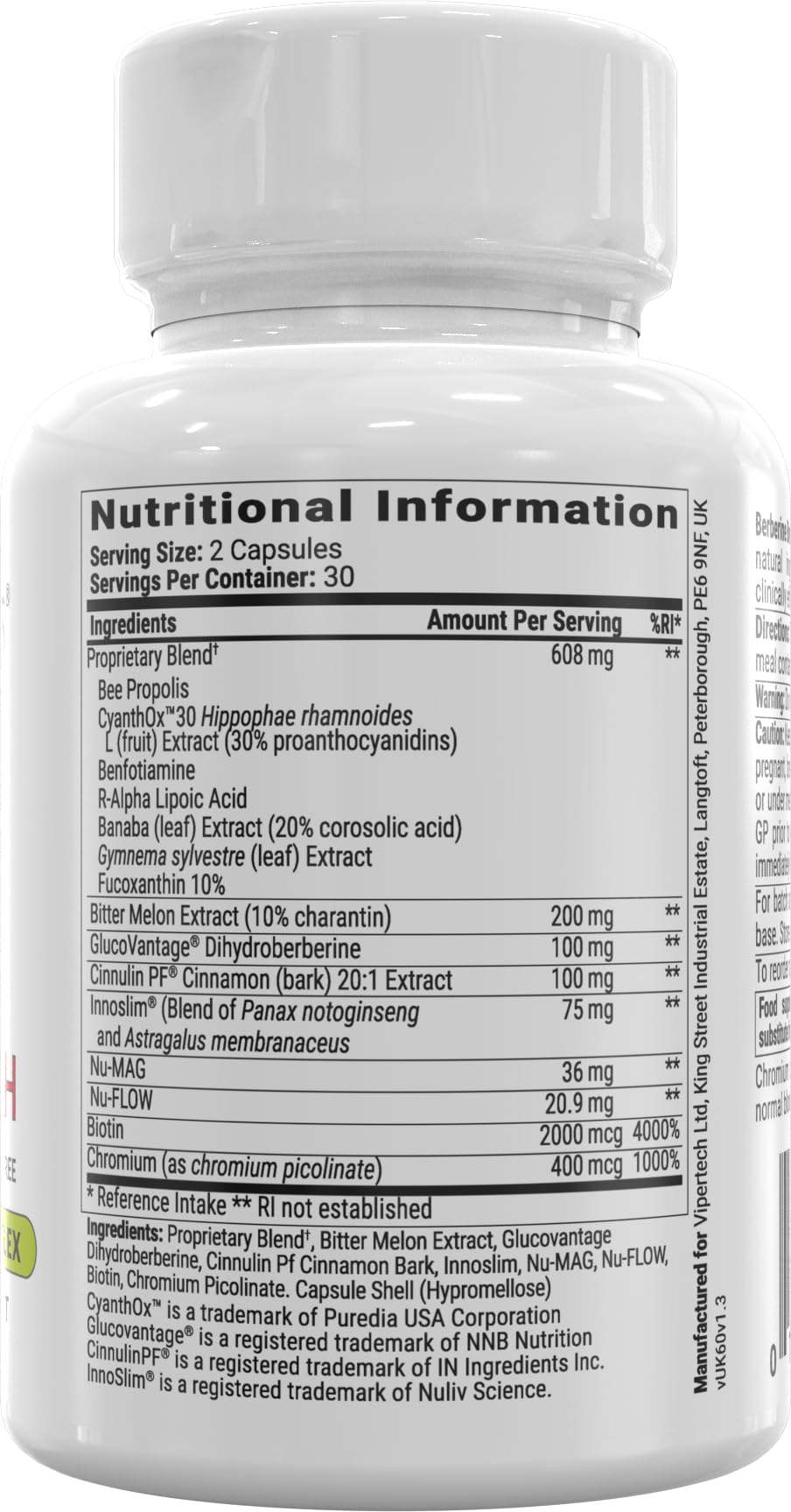 BIOptimizers Berberine Breakthrough 2.0 Supplement, 60 Capsules - Vegetarian, Gluten- and Soy-Free Nirvana Guru