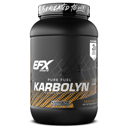 EFX Sports Karbolyn Fuel | Fast-Absorbing Carbohydrate Powder | Carb Load, Sustained Energy, Quick Recovery | Stimulant Free | 39 Servings (Neutral) Nirvana Guru