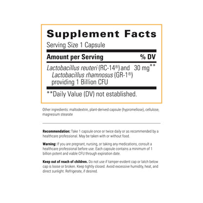Integrative Therapeutics Pro-Flora Women's Probiotic - Lactobacillus rhamnosus GR-1 and Lactobacillus reuteri RC-14 Strains - Urogenital and Women's Health Support Supplement* - 30 Capsules - Nirvana Guru