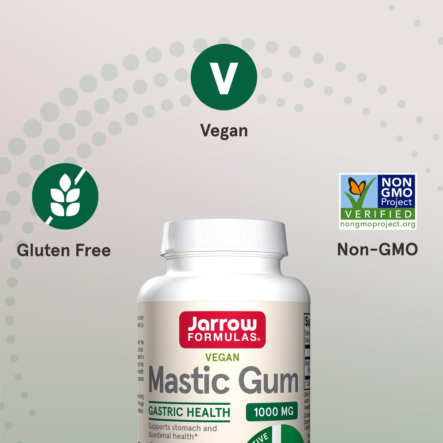 Jarrow Formulas Mastic Gum 1000 mg, Dietary Supplement for Gastrointestinal Health Support, 60 Veggie Capsules, 30 Day Supply - Nirvana Guru