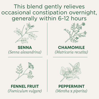 Traditional Medicinals Tea, Organic Smooth Move Peppermint, Relieves Occasional Constipation, Senna, 16 Tea Bags - Nirvana Guru