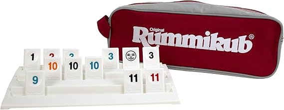 Rummikub - The Complete Original Game With Full-Size Racks and Tiles in a Durable Canvas Storage/Travel Case by Pressman - Amazon Exclusive nirvanaguru