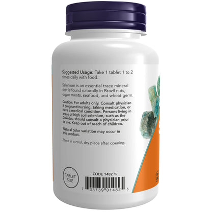 NOW Supplements, Selenium (L-Selenomethionine) 100 mcg, Essential Mineral*, 100 Tablets - Nirvana Guru