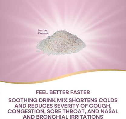 Nature's Way Umcka ColdCare Soothing Hot Drink - Homeopathic – With Pelargonium sidoides 1X- Helps Shorten Duration of Colds - Soothing Lemon Flavored - Suitable for Ages 6+ - 10 Packets - Nirvana Guru