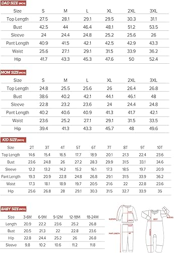 Matching Christmas Pajamas for Family Cute Printed Xmas Pajamas Set Holiday Family Sleepwear Sets for Womens Couples nirvanaguru