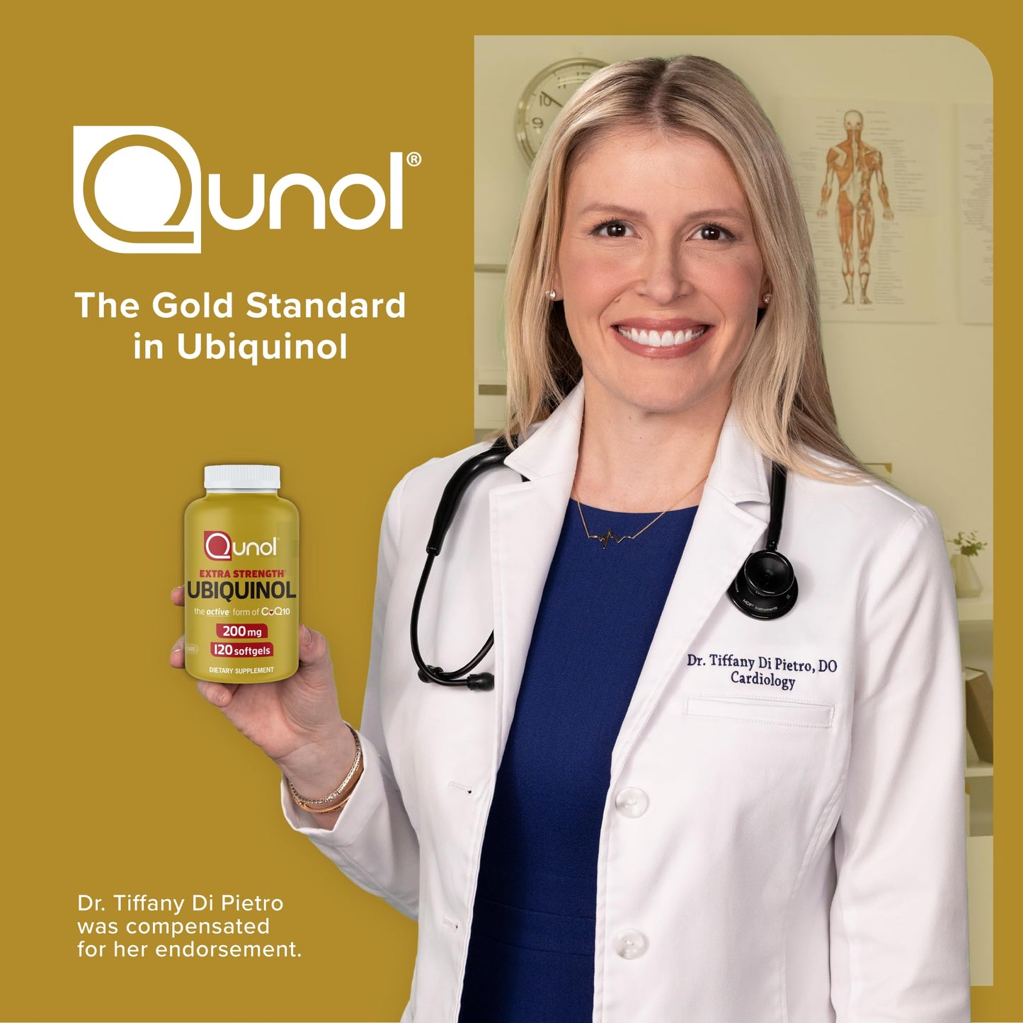 Qunol Ubiquinol CoQ10 200mg Softgels, Powerful Antioxidant for Heart and Vascular Health, Essential for Energy Production, Natural Supplement Active Form of CoQ10, 60ct Softgels Nirvana Guru
