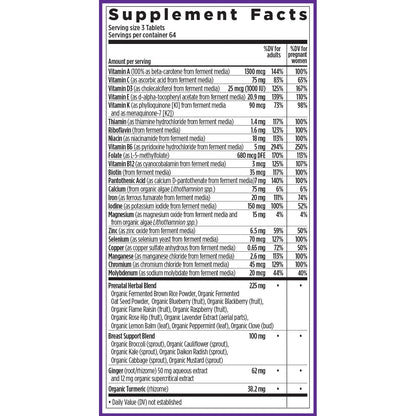 New Chapter Advanced Perfect Prenatal Vitamins, 270ct, Made with Organic, Non-GMO Ingredients for Healthy Baby & Mom - Folate (Methylfolate), Whole-Food Fermented Iron, Vitamin D3 + Ginger Nirvana Guru