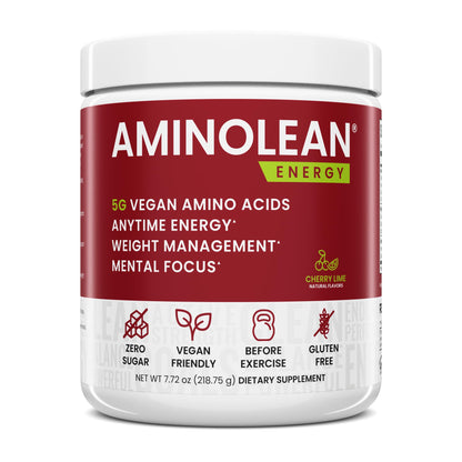 RSP NUTRITION AminoLean Pre Workout Powder, Amino Energy & Weight Management with Vegan BCAA Amino Acids, Natural Caffeine, Preworkout Boost for Men & Women, 30 Serv, Pink Lemonade… Nirvana Guru
