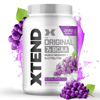 Original BCAA Powder Airheads Candy Flavor, 7g BCAA and 2.5g L-Glutamine, Sugar Free Post Workout Muscle Recovery Drink with Amino Acids for Men & Women, 30 Servings Nirvana Guru