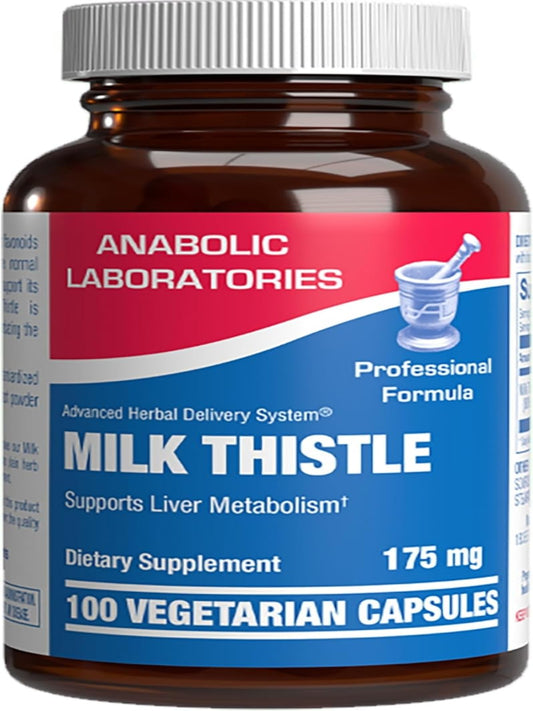 Silymarin Milk Thistle Extract Capsules - Clinical Milk Thistle Liver Supplements for Women & Men with Standardized 80% Silymarin for Liver Cleanse Detox Support - Vegan Made in the USA - 100 Servings Nirvana Guru