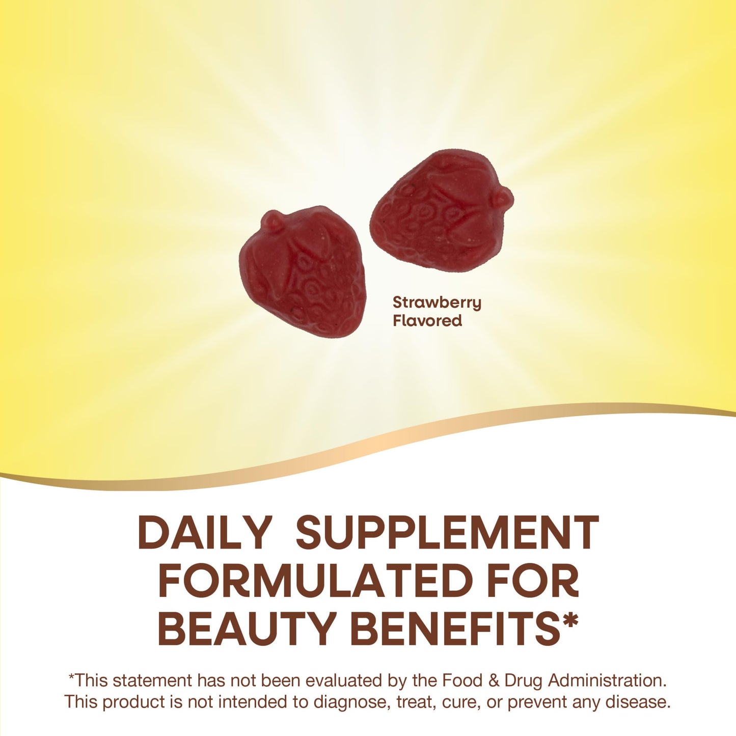 Nature's Way Alive! Hair, Skin & Nails Gummies, Advanced Beauty Formula*, with Biotin and Collagen, Strawberry Flavored, 60 Gummies (Packaging May Vary) - Nirvana Guru