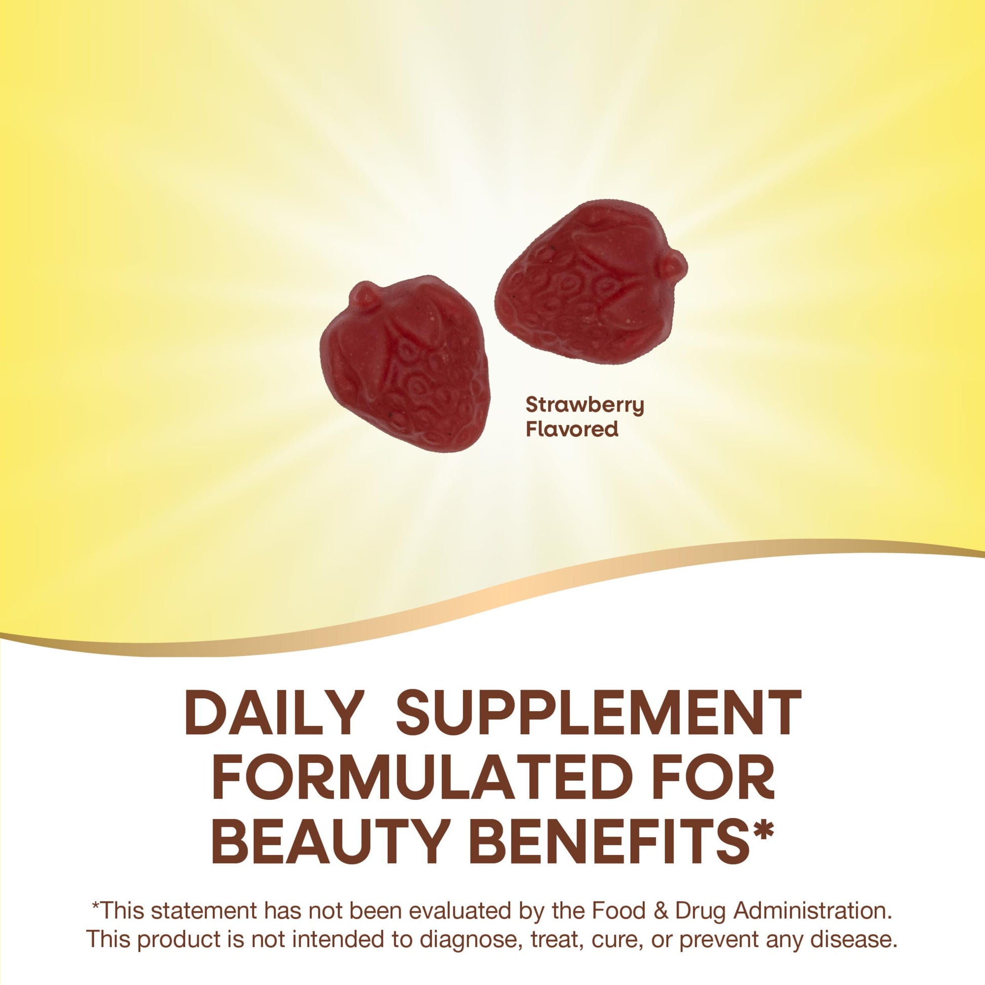 Nature's Way Alive! Hair, Skin & Nails Gummies, Advanced Beauty Formula*, with Biotin and Collagen, Strawberry Flavored, 60 Gummies (Packaging May Vary) - Nirvana Guru