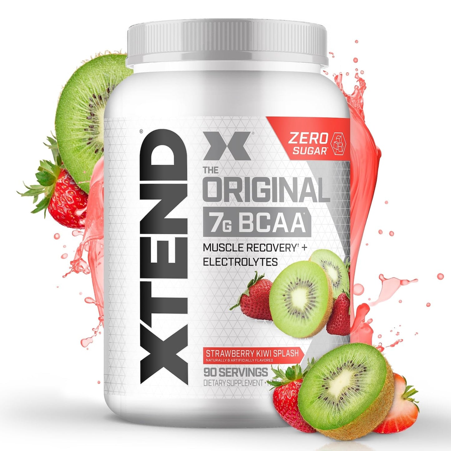 Original BCAA Powder Airheads Candy Flavor, 7g BCAA and 2.5g L-Glutamine, Sugar Free Post Workout Muscle Recovery Drink with Amino Acids for Men & Women, 30 Servings Nirvana Guru
