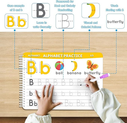 Preschool Learning Activities Educational Workbook: Preschool Handwriting Tracing Books | Autism Learning Materials | Alphabet Learning Toys | Pre k Workbooks | Montessori Busy Book for Kids Ages 3-5 nirvanaguru