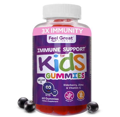 Feel Great Vitamin Co. Complete DHA Gummies for Kids | with Omega 3 6 9 + DHA, Vitamin C | Supports Healthy Brain Function, Vision & Heart Health | Gluten Free, Vegetarian | 60 Gummies Nirvana Guru