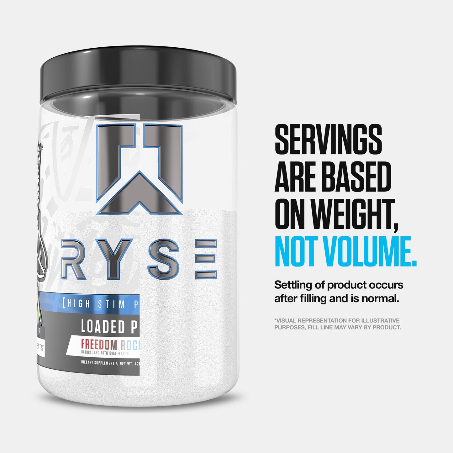 RYSE Loaded Pre Workout Powder - Ring Pop Cherry - Daily Pre-Workout for Men & Women with 325mg Caffeine, Beta Alanine, and Citrulline for Pump, Focus, and Energy - 30 Servings Nirvana Guru