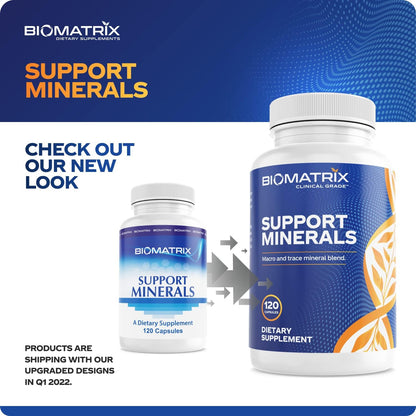 BioMatrix Mineral Supplement for Men and Women, Chelated Minerals | Iron-Free, Calcium, Magnesium, Copper, Zinc, Vitamin D, Iodine | Veggie Caps, 30-Day Supply Nirvana Guru