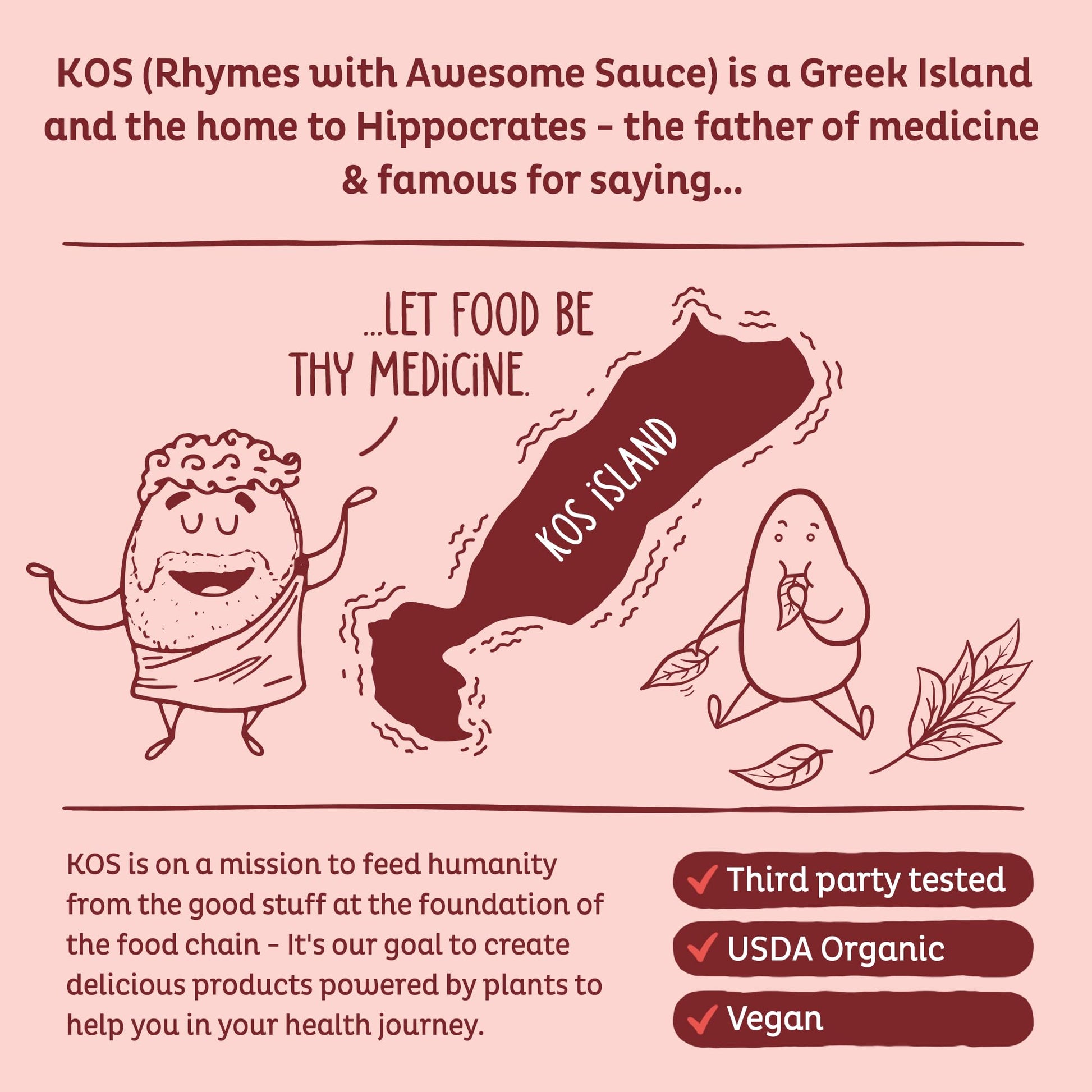 KOS Mushroom Coffee - USDA Certified Organic - Dark Chocolate Mocha Flavor - Mushroom Coffee Latte Powder with Reishi, Cordyceps, Lion's Mane, Chaga & Turkey Tail Mushrooms - Nirvana Guru