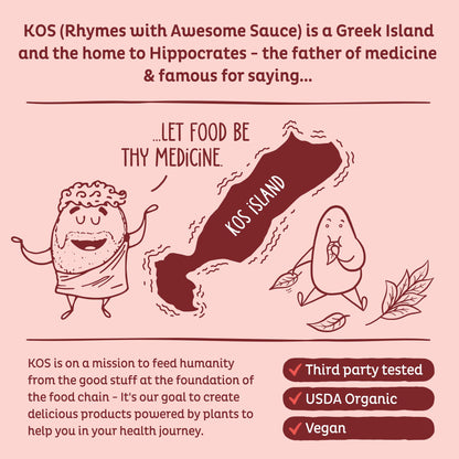 KOS Mushroom Coffee - USDA Certified Organic - Dark Chocolate Mocha Flavor - Mushroom Coffee Latte Powder with Reishi, Cordyceps, Lion's Mane, Chaga & Turkey Tail Mushrooms - Nirvana Guru