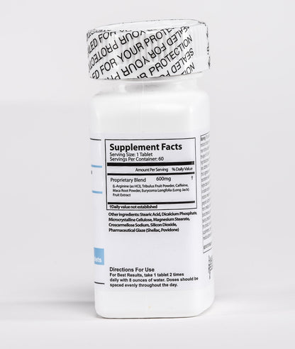 Test-600x - Testosterone Support & Muscle Growth Formula - 60 Tablets - 1 Month Supply Nirvana Guru