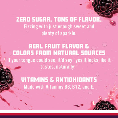 Sparkling Ice, Black Raspberry Sparkling Water, Zero Sugar Flavored Water, with Vitamins and Antioxidants, Low Calorie Beverage, 17 fl oz Bottles (Pack of 12) - Nirvana Guru