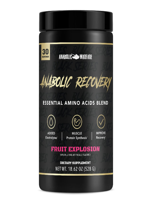 Anabolic Warfare Anabolic Recovery Essential Amino Acid Blend - Post-Workout Recovery & Premium Hydration to Build Muscle (Tropical Tornado, 30 Servings) Nirvana Guru