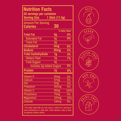 FlavCity Electrolytes Powder Packets - 28 Hydration Packets, Variety Pack - No Added Sugar - Hydration Powder with Real Fruit & Unrefined Sea Salt - Keto & Gluten-Free (28 Stick Packs) Nirvana Guru