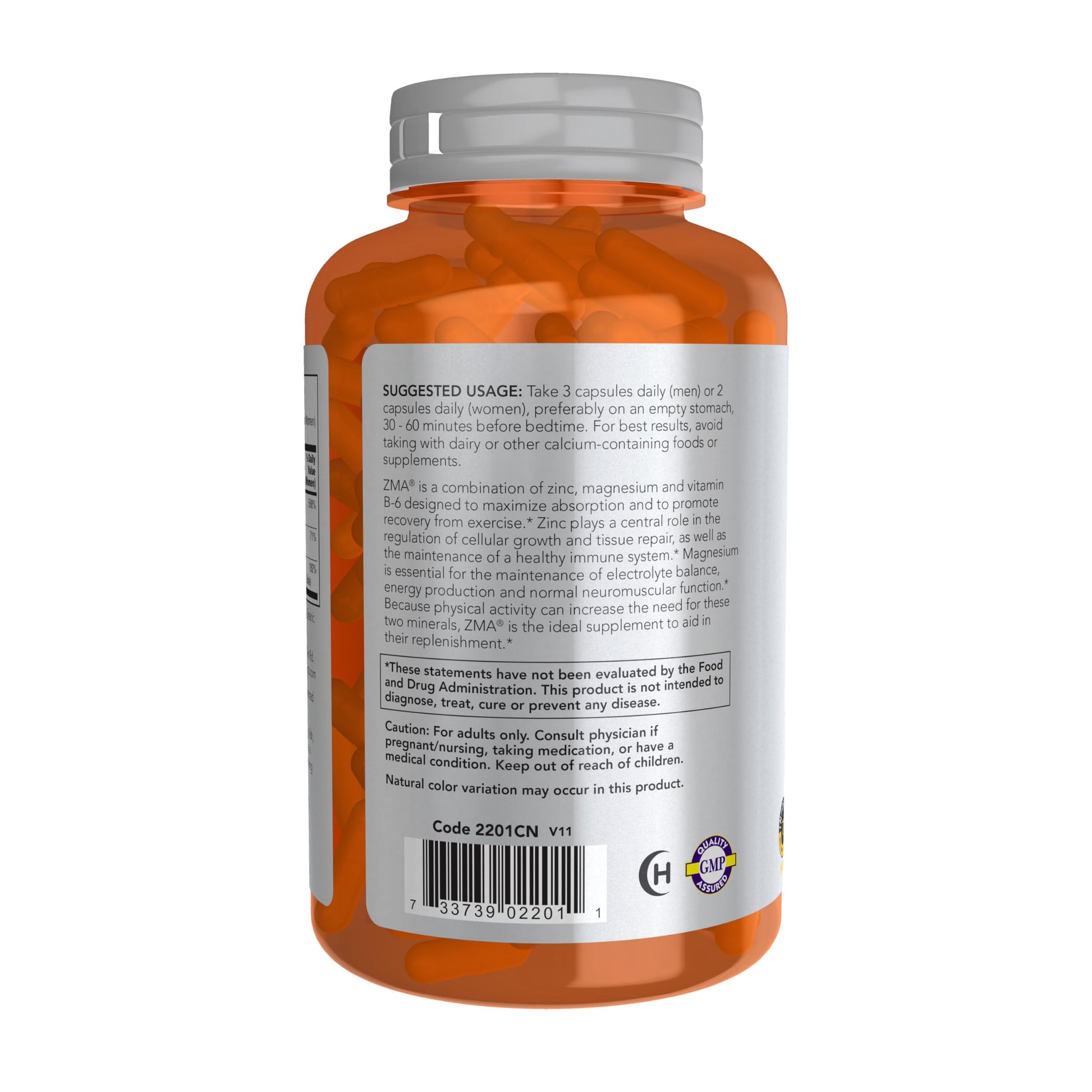 NOW Foods Sports Nutrition, ZMA (Zinc, Magnesium and Vitamin B-6), Enhanced Absorption, Sports Recovery*, 180 Capsules Nirvana Guru