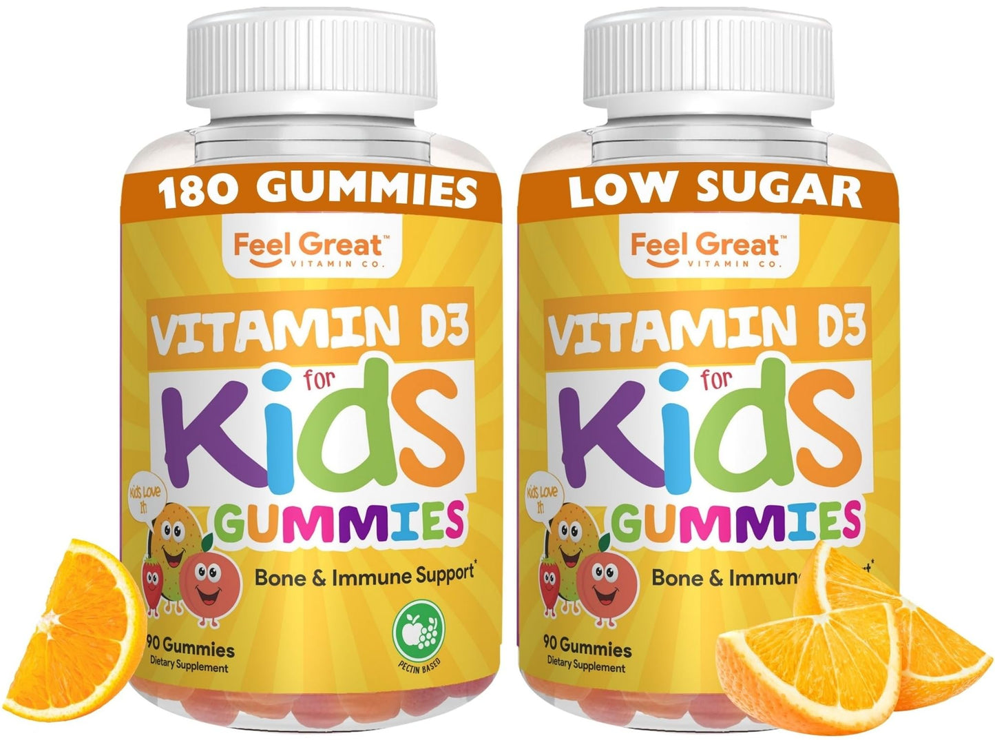 Feel Great Vitamin Co. Complete DHA Gummies for Kids | with Omega 3 6 9 + DHA, Vitamin C | Supports Healthy Brain Function, Vision & Heart Health | Gluten Free, Vegetarian | 60 Gummies Nirvana Guru