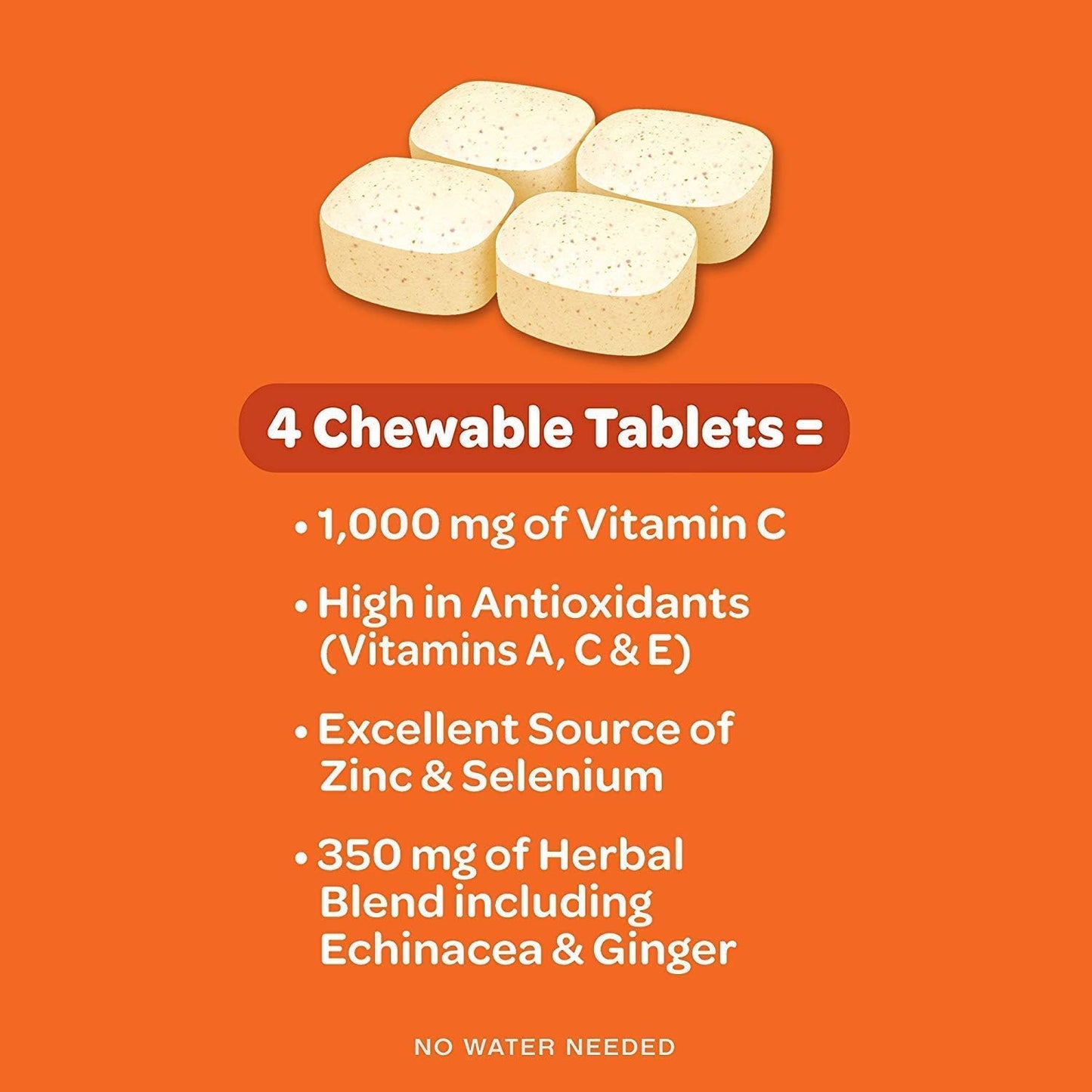 Chewable Tablets With Vitamin C - Citrus - 32 Tablets Nirvana Guru
