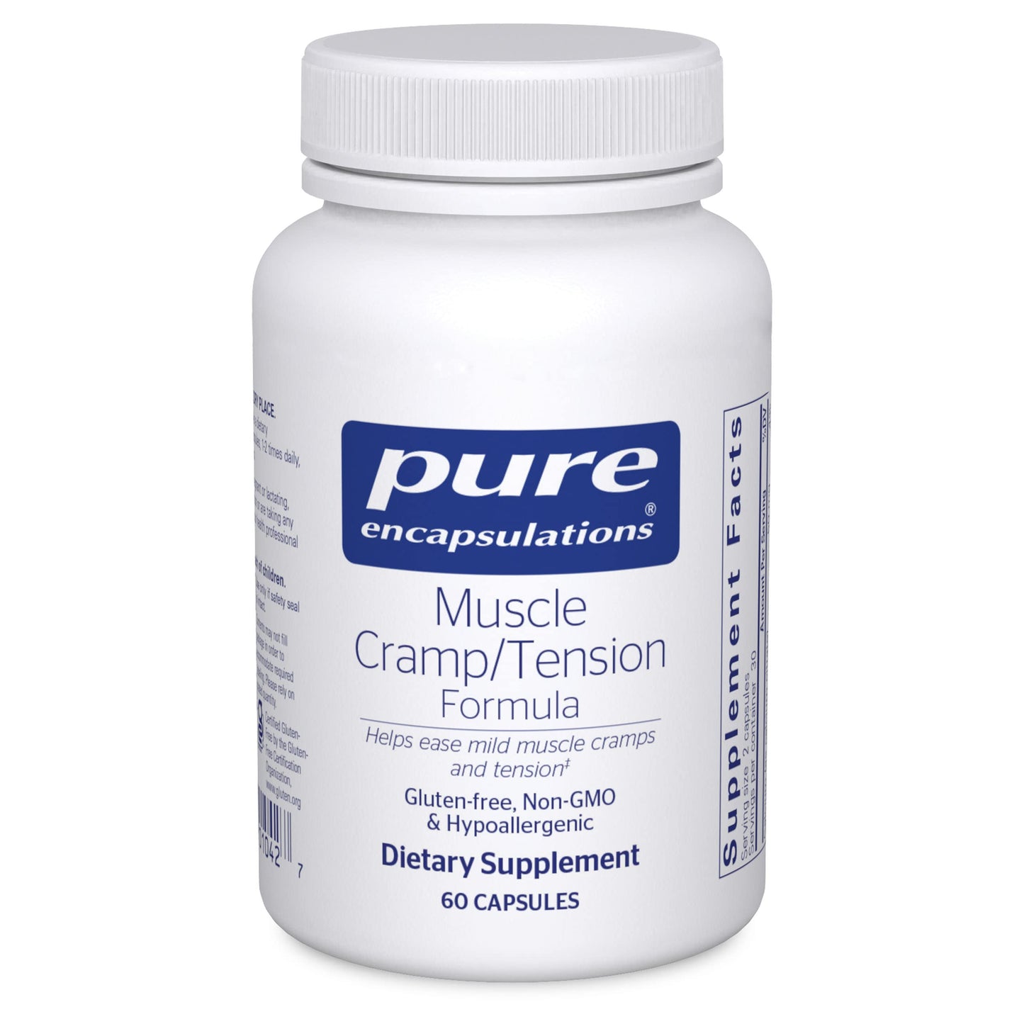 Pure Encapsulations Muscle Cramp/Tension Formula | Hypoallergenic Supplement to Reduce Occasional Muscle Cramps/Tension and Promote Relaxation | 60 Capsules - Nirvana Guru