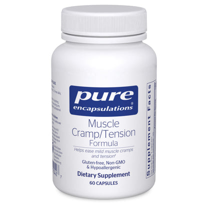 Pure Encapsulations Muscle Cramp/Tension Formula | Hypoallergenic Supplement to Reduce Occasional Muscle Cramps/Tension and Promote Relaxation | 60 Capsules - Nirvana Guru