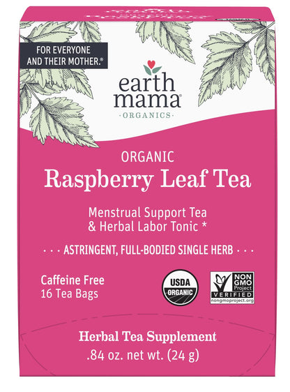 Earth Mama Organic Third Trimester Tea Bags | 100% USDA Organic Herbal Tea for Late Pregnancy Comfort + Childbirth Preparation, 16 Teabags Per Box (2-Pack) Nirvana Guru